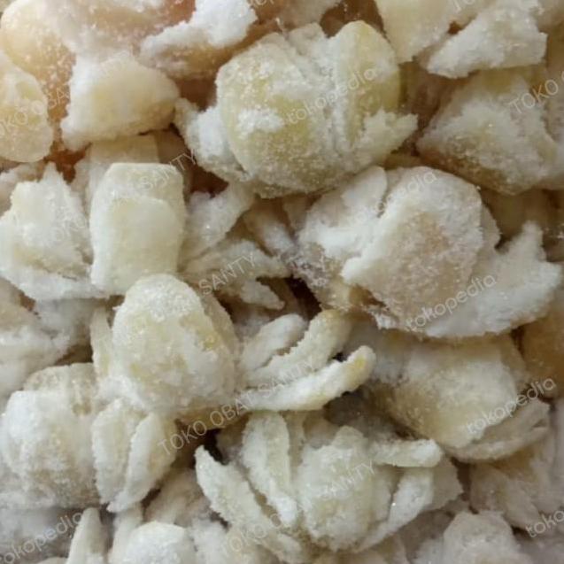 Manisan Buah Pala Kering Putih Gram Asinan Buah