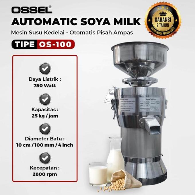 MESIN PENGGILING KEDELAI SOYA SPLITTER MESIN SUSU KEDELAI