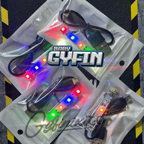 Mainan Rotator LED Bus Miniatur | Strobo Asesoris Bus Miniatur LED 7 Warna 4Mode Diecast