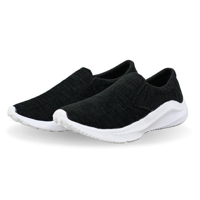 Redknot Barna Hitam - Sepatu Slip On tanpa tali untuk Olahraga, Jalan