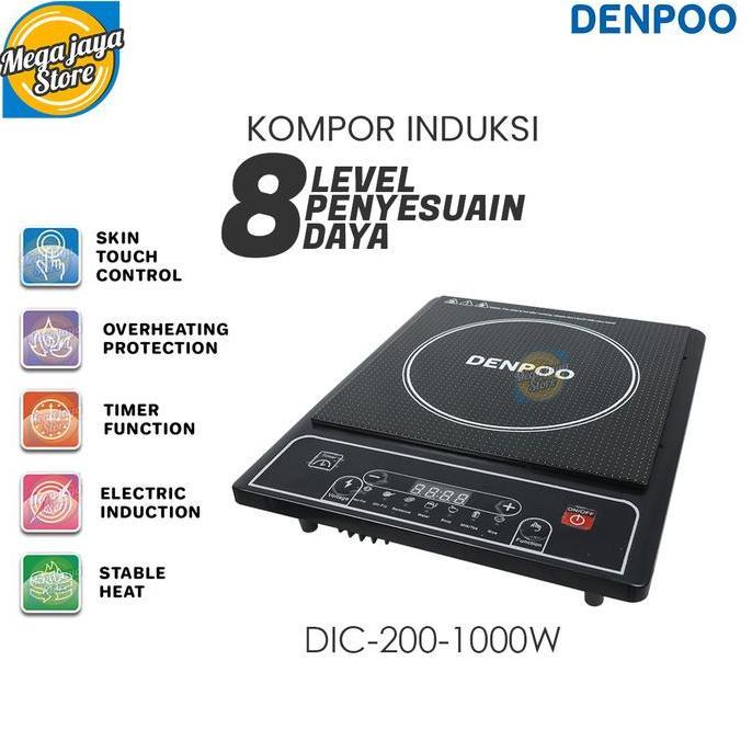 Kompor Listrik Induksi Denpoo DIC 200-1000