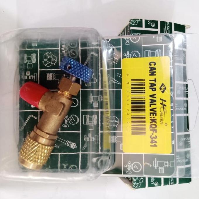 Ready kran model putar utk r22 nepel adapter can tap valve KQF 341