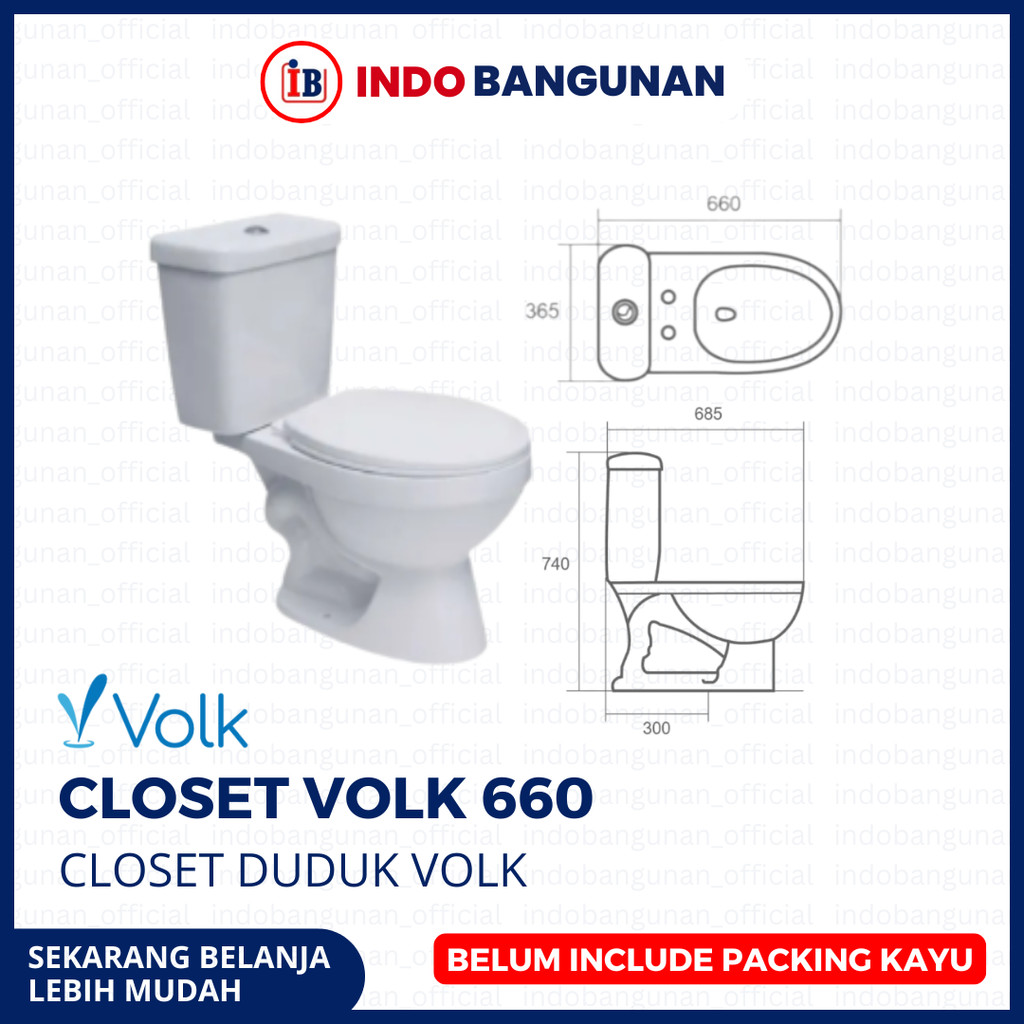 CLOSED / KLOSET DUDUK VOLK GUARDIAN 660
