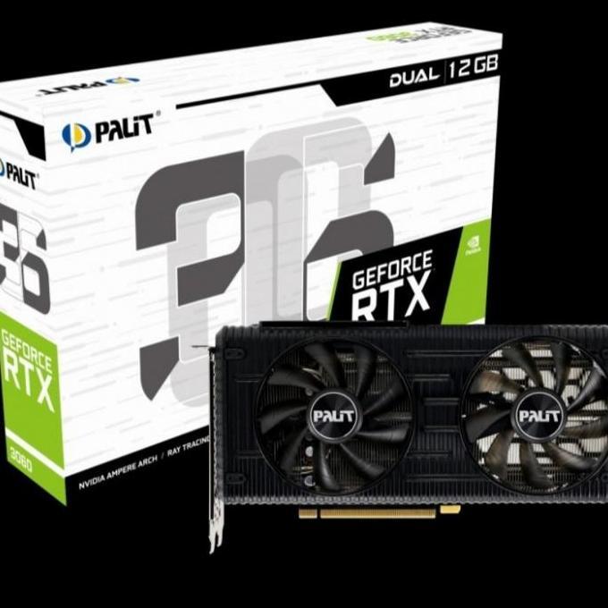 TERBARU - VGA PALIT RTX 3060 DUAL 12GB RTX3060 12GB