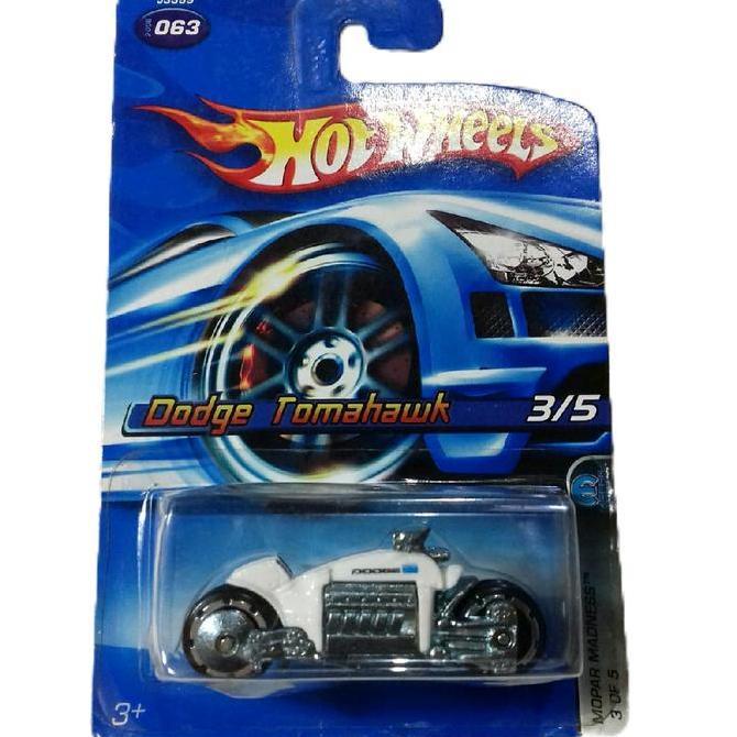 Hot Wheels Motor Gede Dodge Tomahawk. Card Mopar Madness Series Tahun 2005. Full Besi Mesin dan Chas