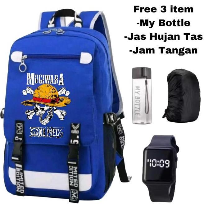 Tas ransel anime One Piece-Ransel karakter anime keren-Tas sekolah motif anime-Tas anime cowok popul