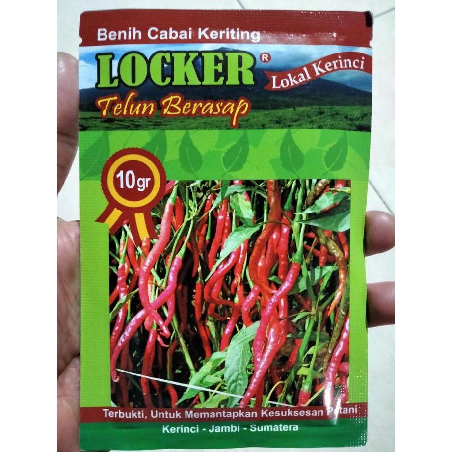 Terlaris Benih Cabe Merah Keriting Locker 10 Gram - Cmk Locker - Bibit Cabe Cabai Locker Loker
