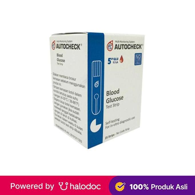 Autocheck Glucose 25 Strip - Diabetes - Halodoc