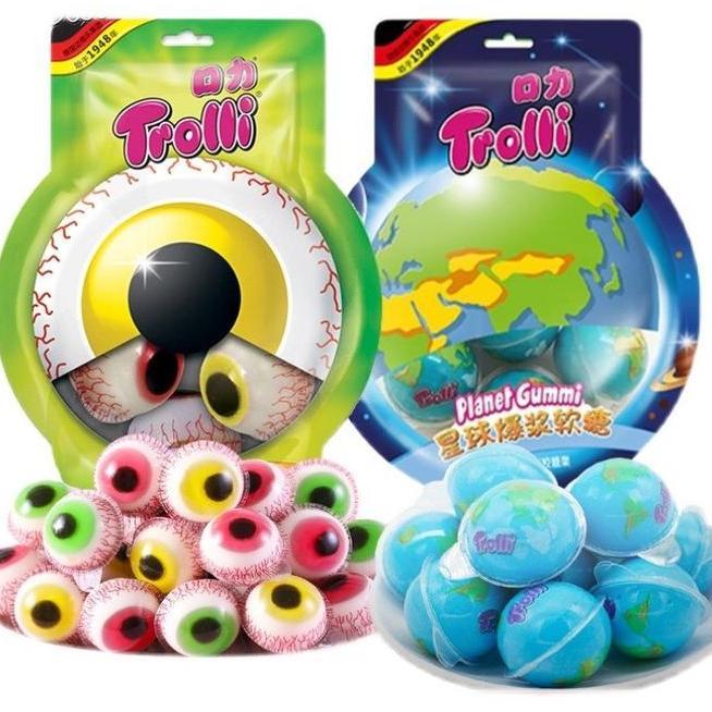 Trolli Earth Plan Gummy Chewy Trolly Permen Jelly Gummy Korea