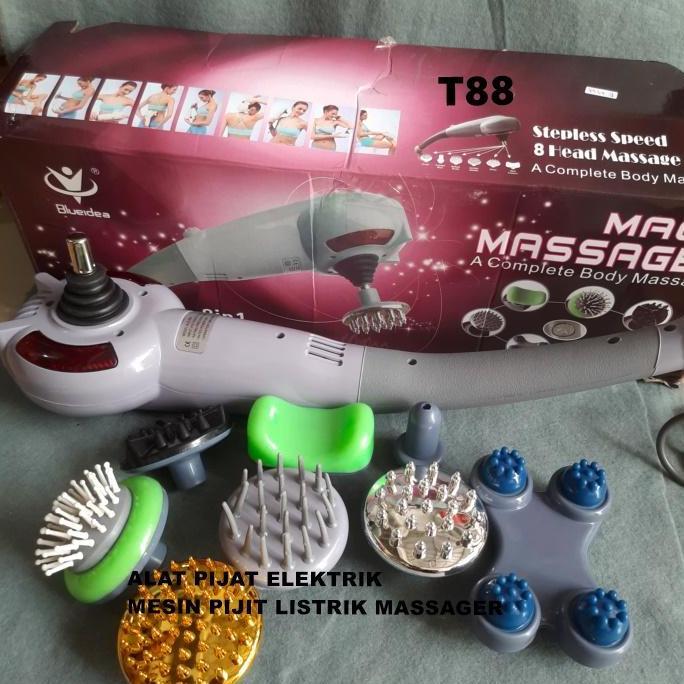 T88 MESIN PIJIT LISTRIK MASSAGER ALAT PIJAT ELEKTRIK BADAN GETARAN PEMIJAT KESEHATAN MASSAGER LUMBA 