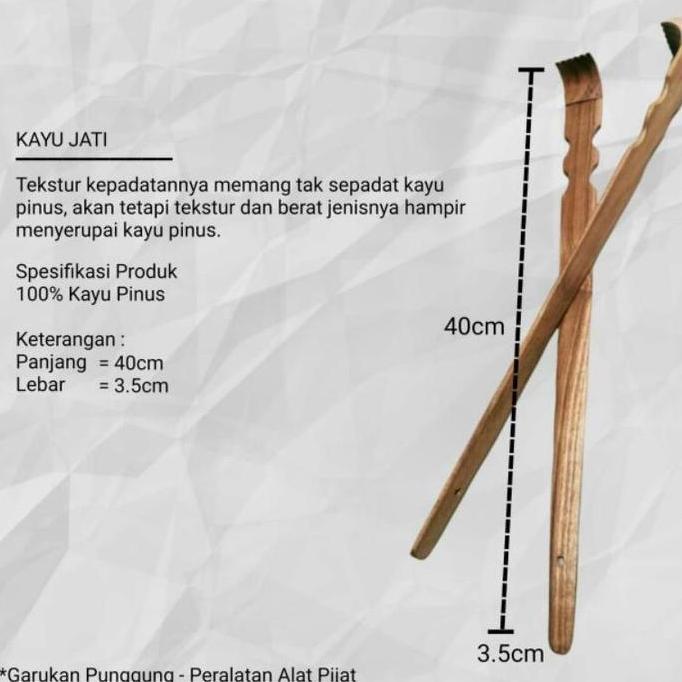 Promo Penggaruk Garukan Kayu Alat Pijat Kayu Reflexi