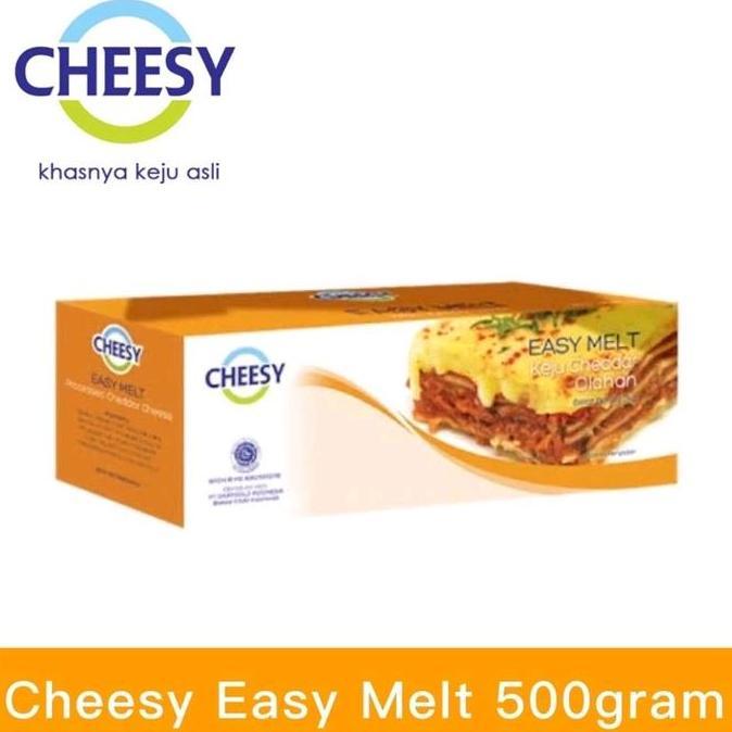 OKRAVIMAS - CHEESY EASY MELT 500G - QUICK MELT CHEESE UNTUK PIZZA
