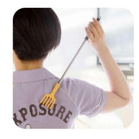 PENGGARUK PUNGGUNG UJUNG PLASTIK TONGKAT GARUK PUNGGUNG GARUKAN BADAN