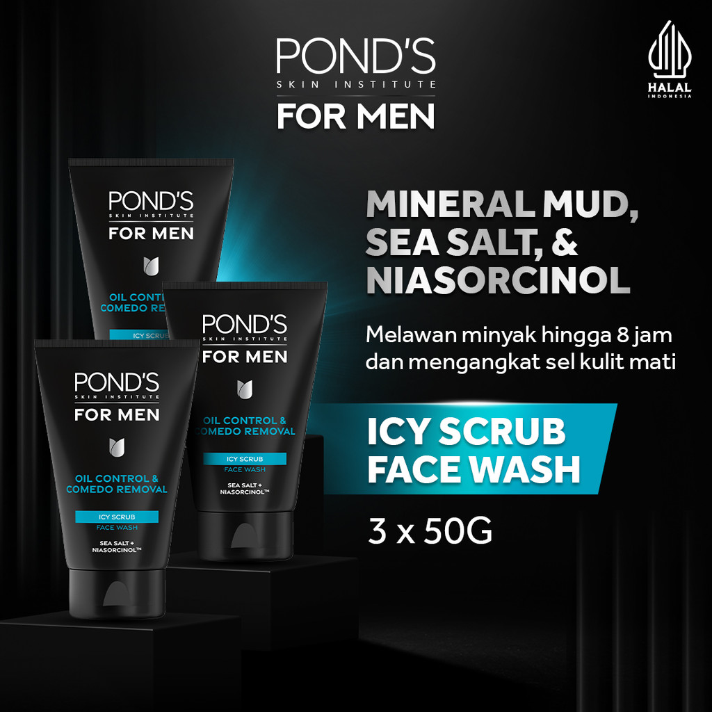 PONDS Skin Institute for Men Oil Control & Comedo Removal 50g multipack