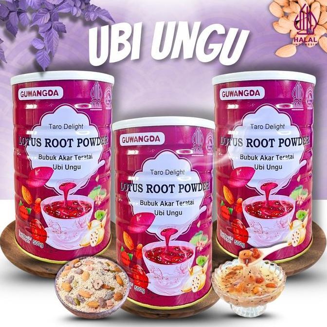 KOLA_SANSTI - OUFEN LOTUS ROOT POWDER 500GR | BUBUR AKAR TERATAI UBI UNGU INSTAN SEHAT