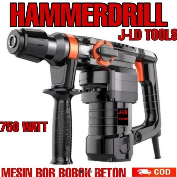 mesin rotary hammer drill bor bobok beton jld 26-1 2 mode