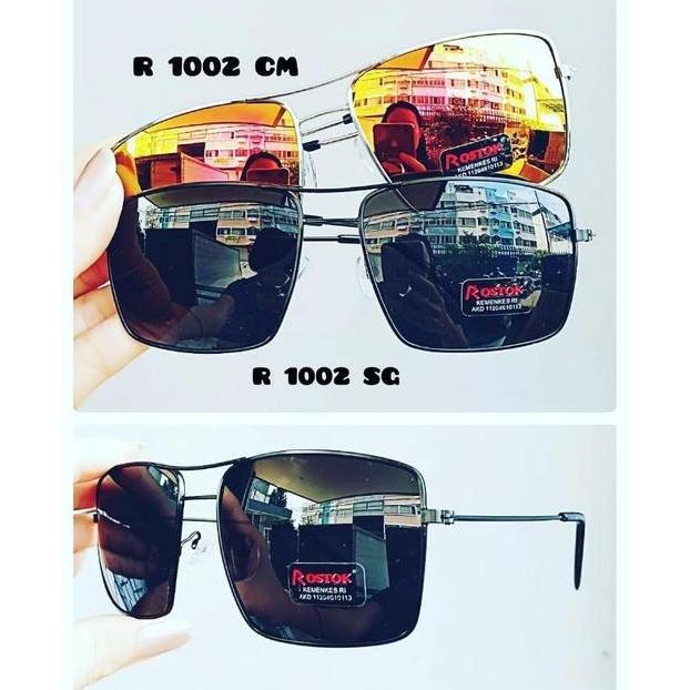 DY72 - Kacamata Pria Wanita R 1002 SG Lensa Aksesoris Fashion Korea Kekinian