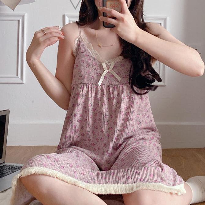 LNR Shop Midi Dress Dewasa dengan Pad Bra Cup Busa Lengan Tali Adjustable atau Bisa Disesuaikan Piya