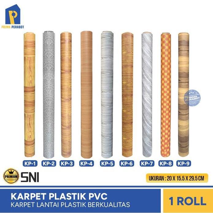 Karpet Lantai Plastik PVC 1 ROLL