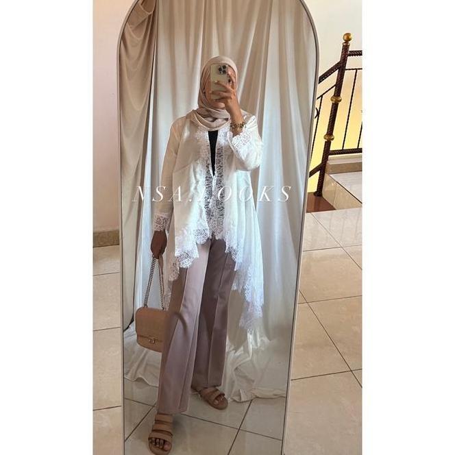 Outer Nagita Outer Renda Batik Viscose Semisutera Aneka Warna