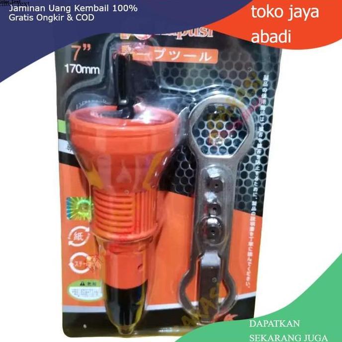 KAPUSI K-6799 Adaptor rivet gagang adapter bor riveter paku rivet ripet konektor Cordless Besi Body
