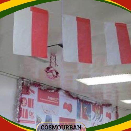 New Bunting Flag Bendera Plastik TBL B. Dekorasi agustusan. Hiasan agustusan. Dekorasi kantor. Bende