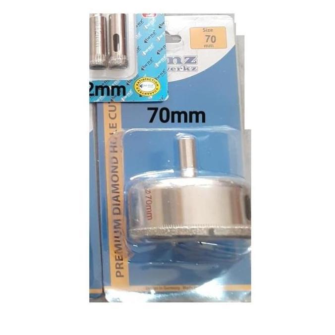 TERBAIK BENZ 70MM MATA BOR KACA DIAMOND HOLE CUTTER - Available