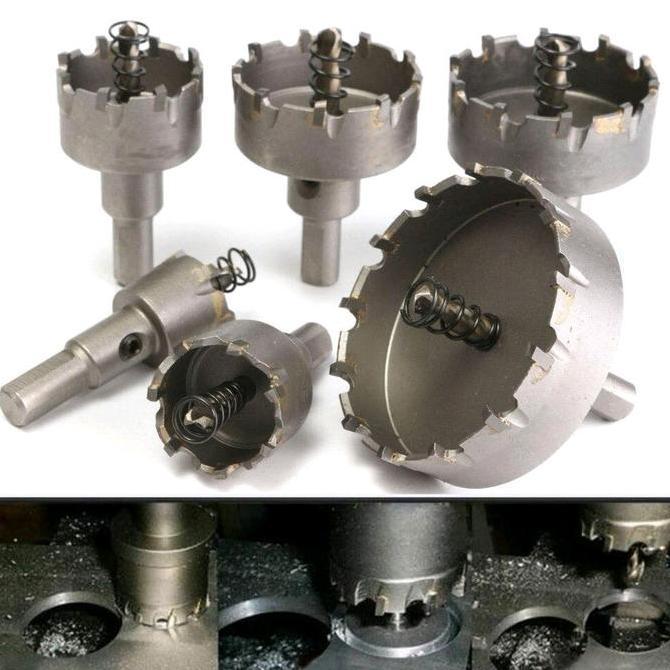 Mata Bor Hole Saw / Mata Bor Besi Baja Kayu Set / Mata Bor Hole Saw Melubangi Besi Baja Stainless Ka