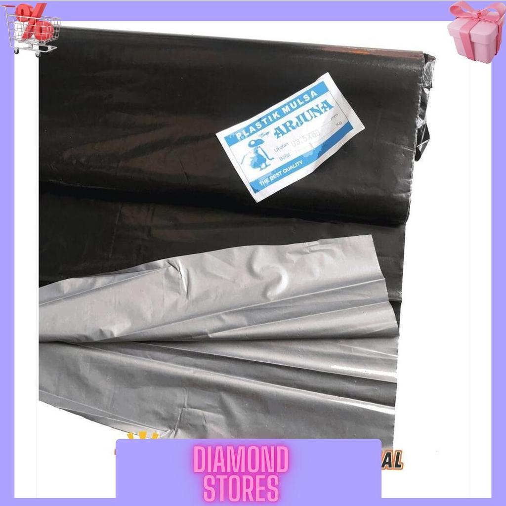 Mulsa Hitam Perak  Lebar 80 Cm / 100 Cm / 120 Cm Kemasan 1Kg Top Seller