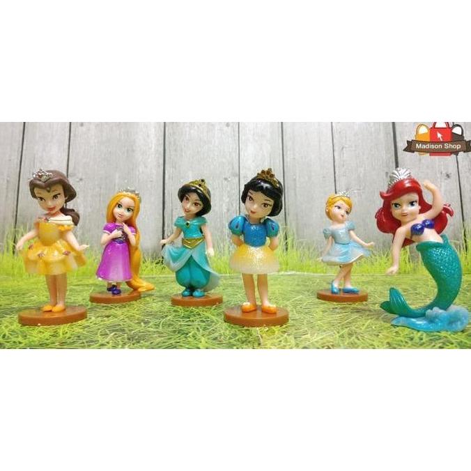 CAKE TOPPER FIGURIN DISNEY PRINCESS KUE ULTAH HIASAN KUE PRINCESS Promo Premium