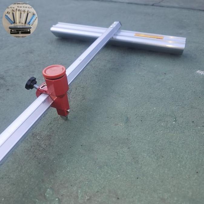 Jangka pemotong kaca lurus straight glass cutter Type  size120cm  alat potong kaca lurus tipe T 120 