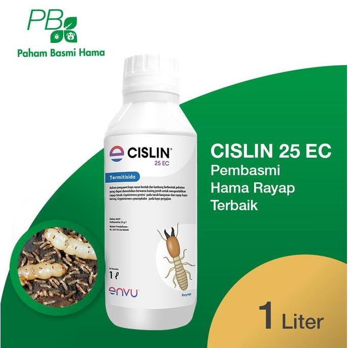 Cislin 25 Ec - Anti Rayap - Bayer - Pembasmi Rayap - 1 Liter