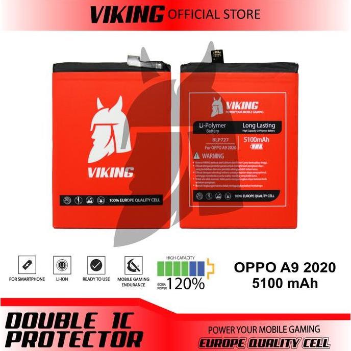 Viking Baterai Oppo A9 2020 - A5 2020 Blp727 Double Power