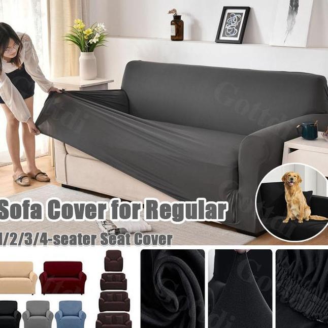 Cover Sarung Sofa Penutup Sofa Elastis Penutup Sofa 123 Dudukan