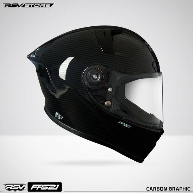 RSV FFS21 CARBON GRAPHIC FULL FACE HELMET - CARBON GRAPHIC TM