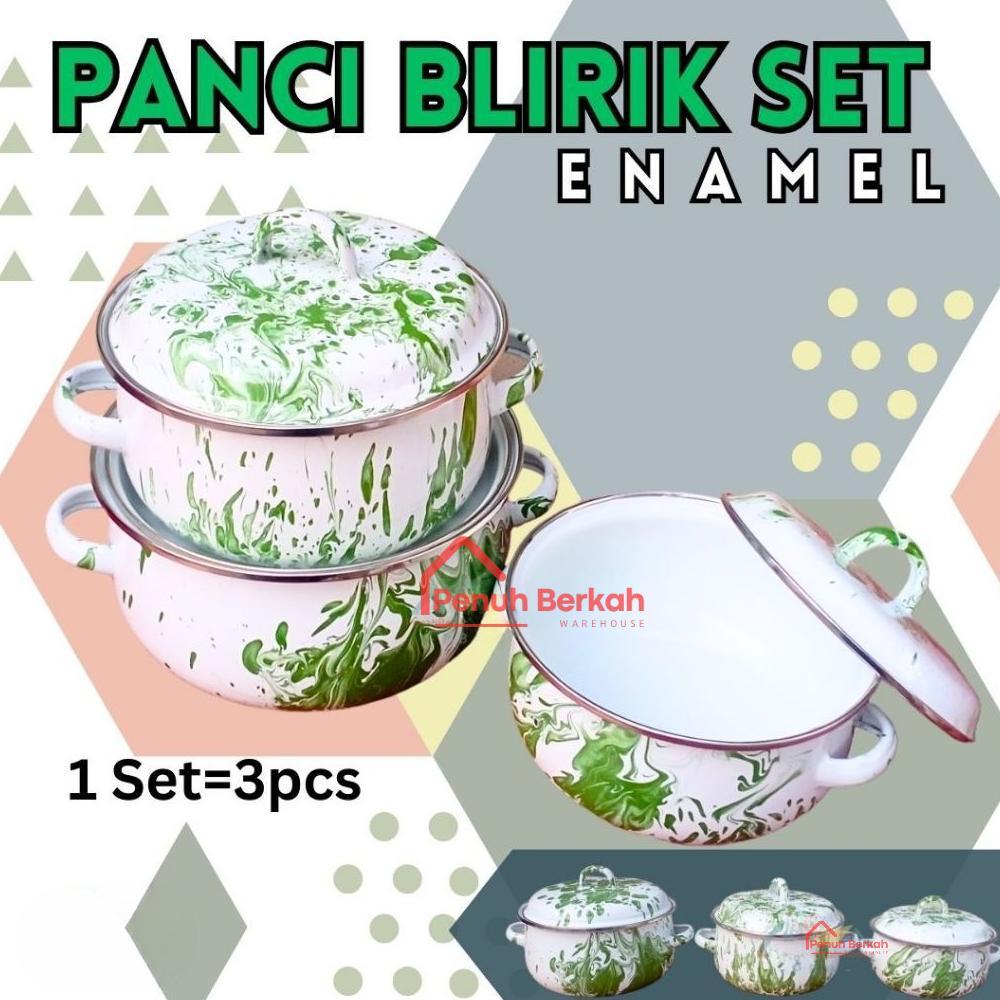 PANCI ENAMEL SET BLIRIK / PANCI ENAMEL / PANCI ENAMEL SENG JADUL -PBW