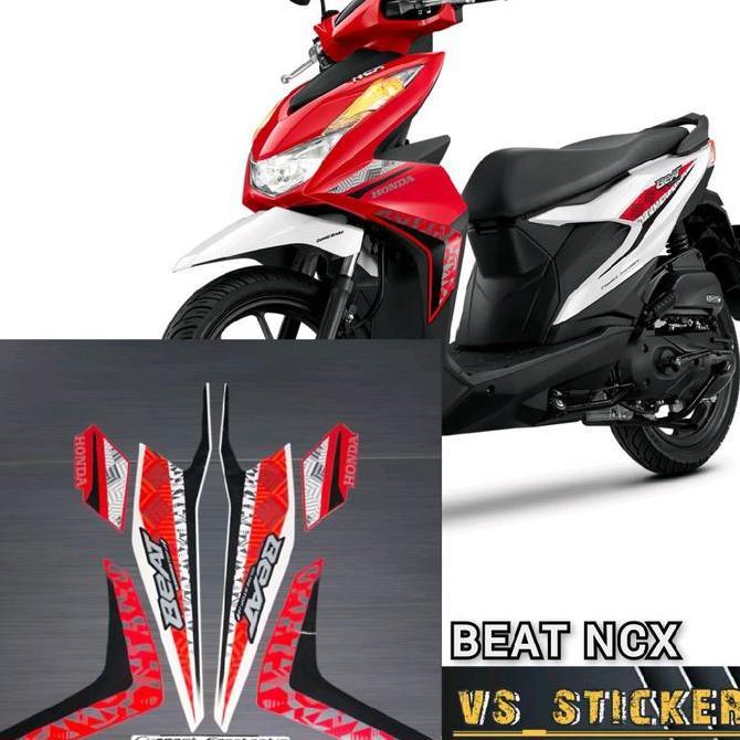 Promo STRIPING STICKER LIST BODY STANDART MOTOR HONDA BEAT DELUXE ISS 2021 2022 Motorcycle Sepeda CO