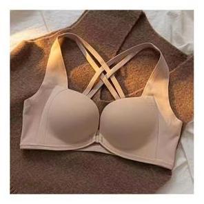 Promo Bra Seamless wanita BH Busa Tebal push up kaitan depan tanpa kawat tali silang COD