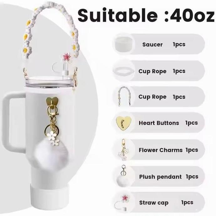 Pablo.Ntoo - Set Hiasan Aksesoris Thumbler Stanley Decorative Accessories Stanley Cup