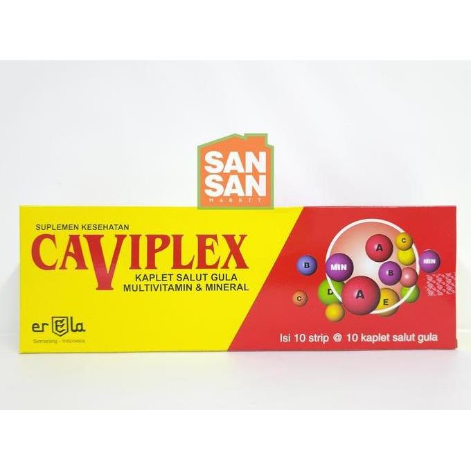 eko_storebookck - Caviplex Multivitamin & Mineral 100 Tablet - Suplemen Multivitamin dengan Nutrisi 