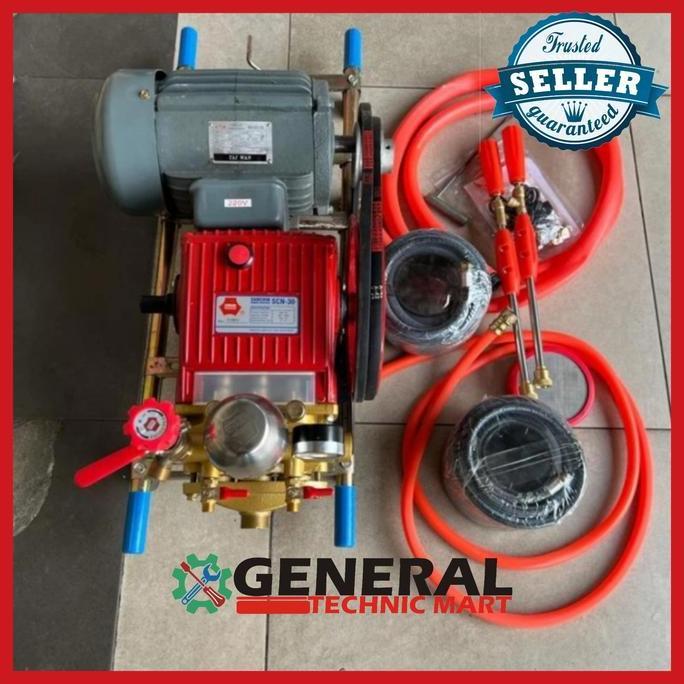 '' POWER SPRAYER JET CLEANER SANCHIN 30 + DINAMO 2 HP TAIWAN TEMBAGA ''