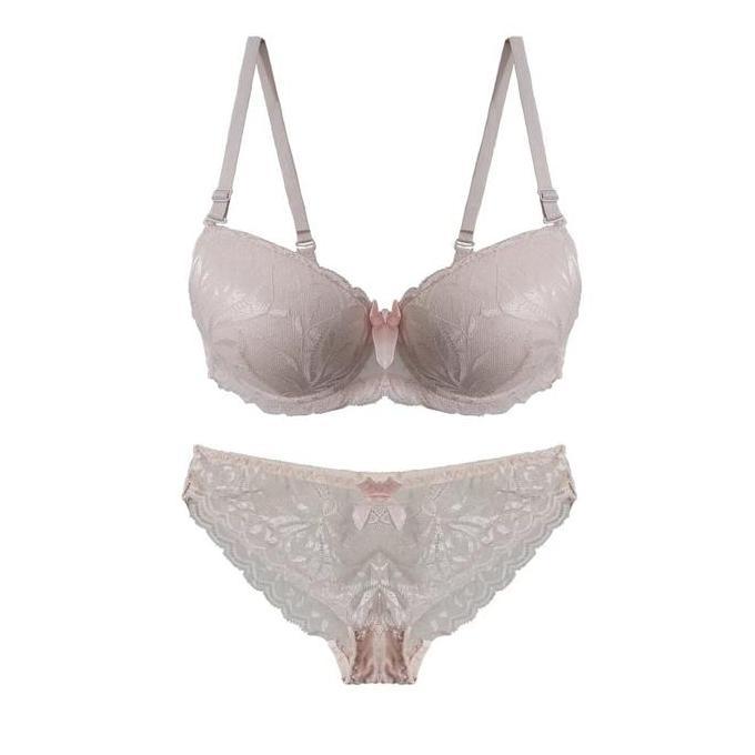 Promo Best sellerCOD; bra set pakaian dalam wanita terlaris/ busa renda impor Quality Setelan Bh Mot