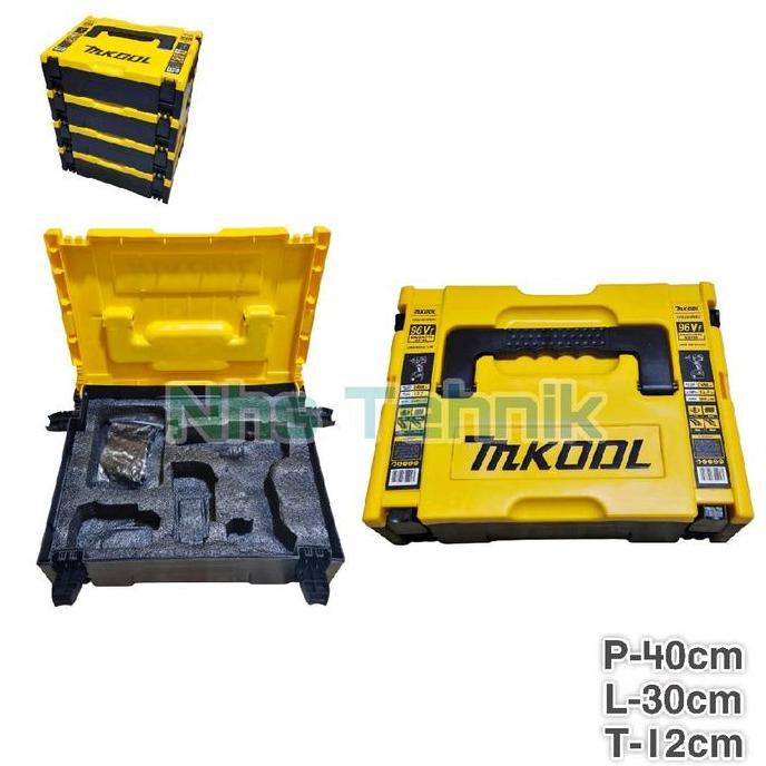 Ernawilman89 - Koper Box Bor Cordless Impact Wrench T-STAK - Toolbox Serbaguna Set Alat Bor Cas & Im