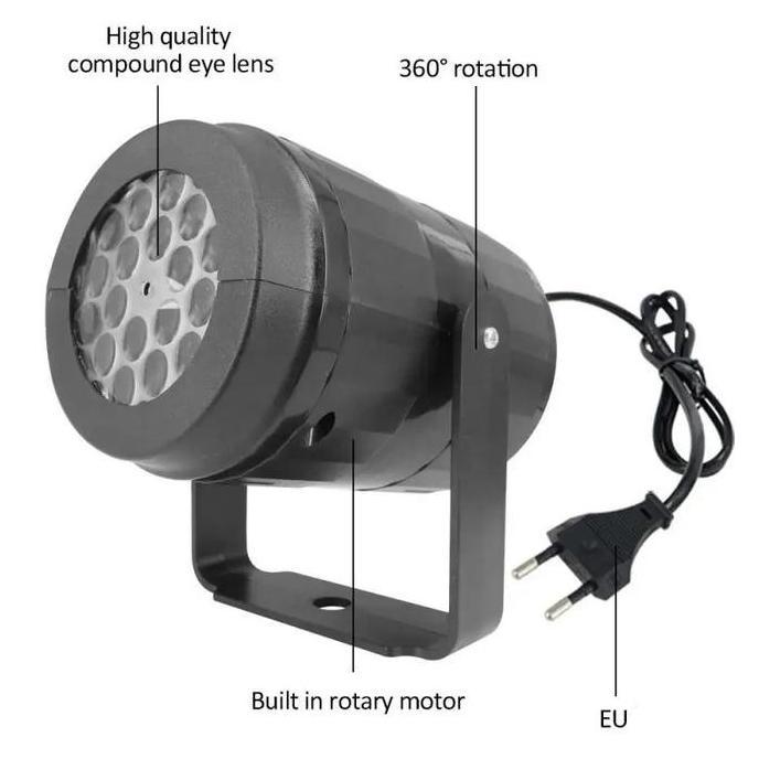 lampu hias natal dekorasi outdoor multi corak lampu natal led laser projector christmas decoration