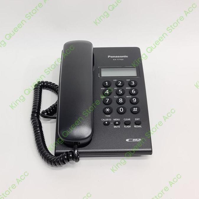 Promo Telepon Kabel Panasonic Kx-T7703X Telepon Panasonic Kx-T7703 - Hitam