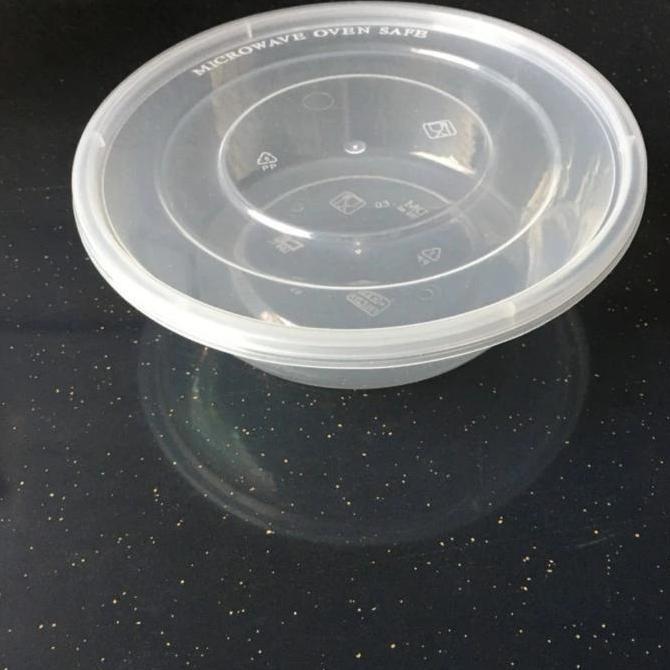 Mangkok Plastik 650ml Thinwall Round Rou Bulet 650 ml box DM bulat