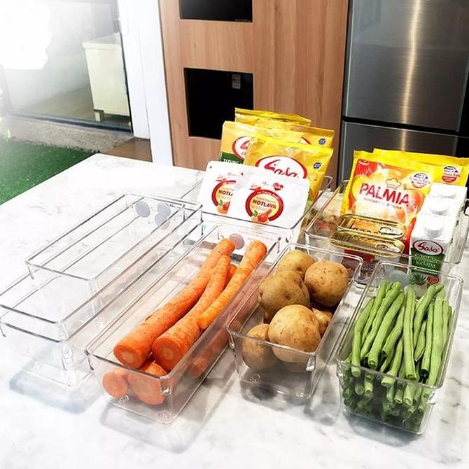 GREEN LEAF Storage Tray Simply 1385 Wadah Serbaguna Acrilic Transparan