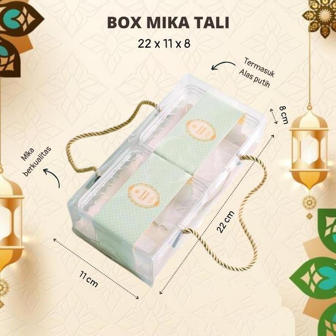 Box Mika Tali 22x11x8 cm / Box Bening