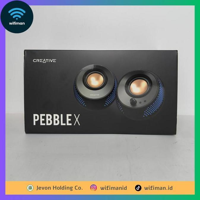 Creative Labs Pebble X 2.0 Bluetooth 5.3 USB C AUX Speaker Audio PC Desktop Computer Komputer Terlar