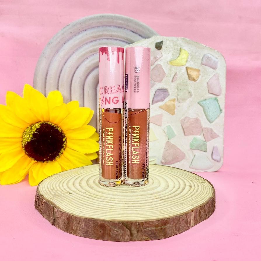 ELYSABETHME PAKET OMBRE Pinkflash Lipcream warna rekomendasi tebus murah paket ombre pinkflash pink 